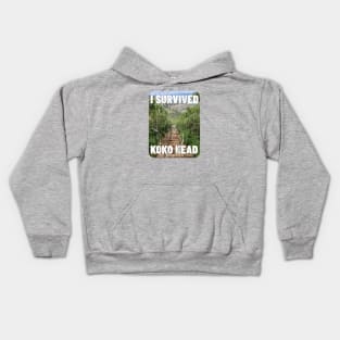 I SURVIVED KOKO HEAD HAWAII Kids Hoodie